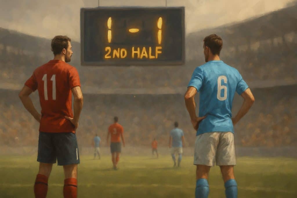 Señales de que habrá goles en la segunda parte