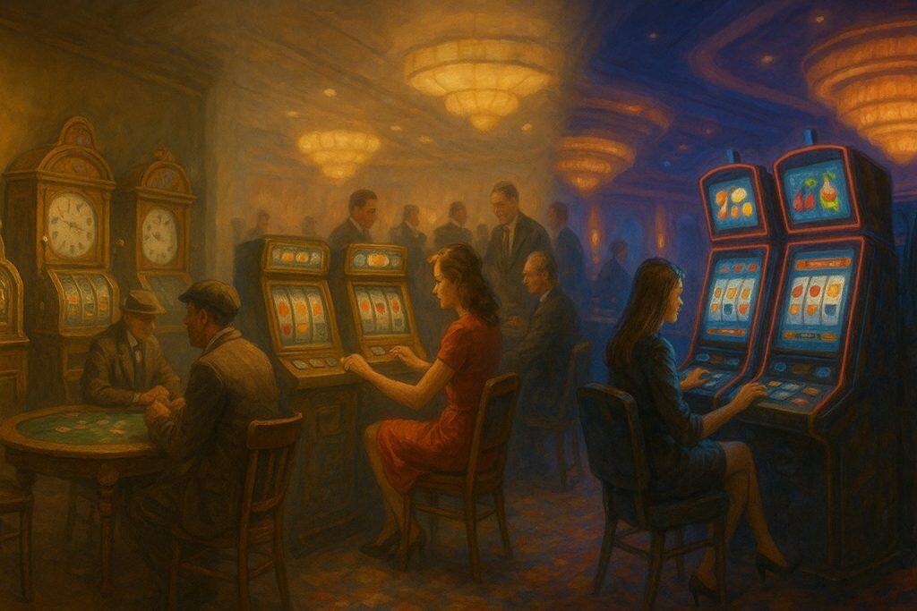 La evolución de los primeros salones de juego hasta los casinos modernos